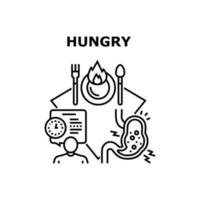 Hungry icon vector illustration