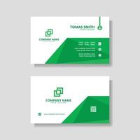 Colorful Modern Minimal Abstract Business Card Template Design vector