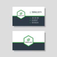 Colorful Business Card Vector Template Design