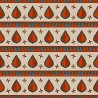 seamless ethnic pattern design abstract vector