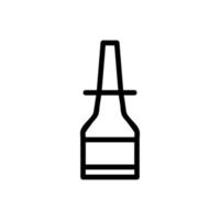 drops from the runny vector icon. Isolated contour symbol illustration