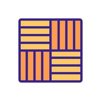 sample linoleum icon vector outline illustration