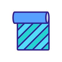 vertical horizontal design linoleum icon vector outline illustration