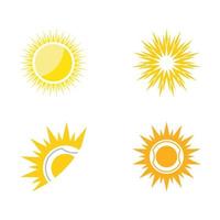 Sun vector illustration icon