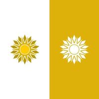 Sun vector illustration Icon