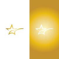 Star icon template vector