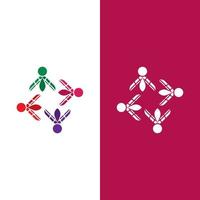 Community, network and social icon vector