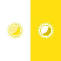 icono de ilustración de vector de sol