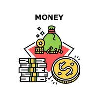 Money Finance Vector Concept Color Illustration