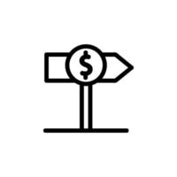 vector de icono de negocio de franquicia. ilustración de símbolo de contorno aislado