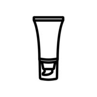 tube of toothpaste icon vector outline illustration