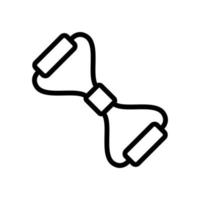 figure eight expander icon vector outline illustration