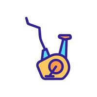 exercise bike cardio gym icon vector outline illustration