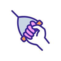 manual expander icon vector outline illustration