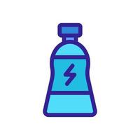 Energy drink icon vector. Isolated contour symbol illustration vector