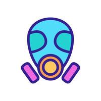 The mask mask is an icon vector. Isolated contour symbol illustration vector