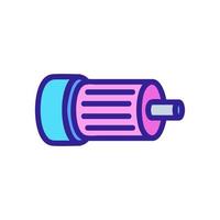 electric motor icon vector outline illustration