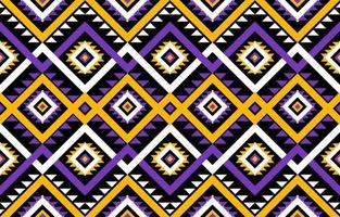 patrón geométrico étnico sin costuras tribal tradicional. diseño para fondo, ilustración, papel tapiz, tela, textura, batik, alfombra, ropa, bordado vector