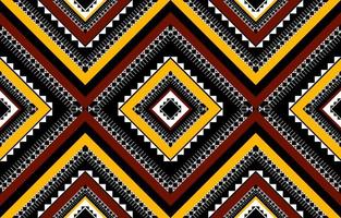 patrón geométrico étnico sin costuras tribal tradicional. estilo azteca. diseño para fondo, ilustración, papel tapiz, tela, textura, batik, alfombra, ropa, bordado vector