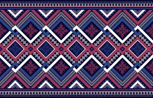 patrón étnico sin fisuras. decoración de flores estilo tribal tradicional. diseño para fondo, ilustración, textura, tela, papel tapiz, ropa, alfombra, bordado. vector