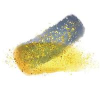 Gold Paint Brush Element vector