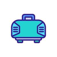 generator with protective nozzles icon vector outline illustration