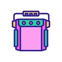 multifunction generator device icon vector outline illustration