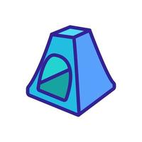 soft doghouse in form of tower icon vector outline illustration