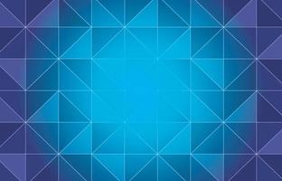 Abstract Geometric Gradient Blue Background with Triangles Pattern Vector Illustration