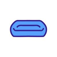 soft seat for animals icon vector outline illustration