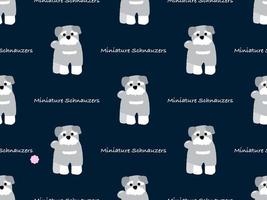 Bear cartoon character seamless pattern on blue background.  Pixel style vector