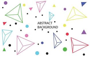 abstract colorful geometric background. modern geometry wallpaper for presentation, web banner and social media necessity. vector