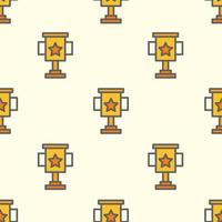 thropy seamless pattern vector
