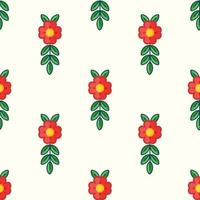 pink rose seamless pattern perfect for background, textile and website. vector