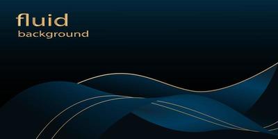 Premium dark blue  background with  with gold elements .Rich background for business card, posters, banners, flyers. Vector