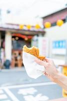 taiyaki - afeitado de panqueque de pescado al estilo japonés foto