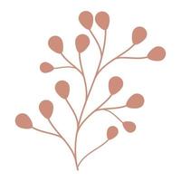 floral branch nature vector