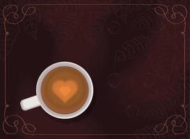 cup of coffee banner vector