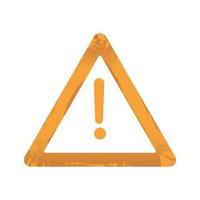 danger sign with exclamation mark vector