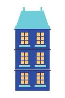 building exterior cartoon vector