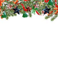 árbol de navidad decorado con juguetes foto