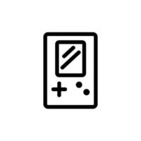 Tetris icon vector. Isolated contour symbol illustration vector