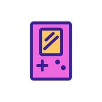 Tetris icon vector. Isolated contour symbol illustration vector