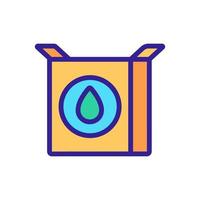 detergent powder icon vector outline illustration