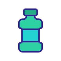 ilustración de contorno de vector de icono de botella de detergente