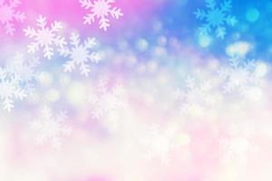 Abstract winter Christmas and New Year background. Snowflakes. photo