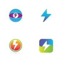 electric lightning logo, using modern vector design concept.