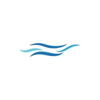 Water wave logo and Sea wave logo or beach water waves, with vector design concept.