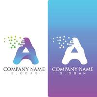 A Logo Template design vector