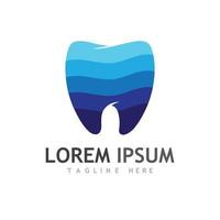 dental logo , dental care , and dental health. vector template illustration.